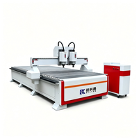 Router CNC para Madera de 2 Cabezales Independientes 1325 1530, Máquina de Tallado CNC de Madera con Múltiples Husillos