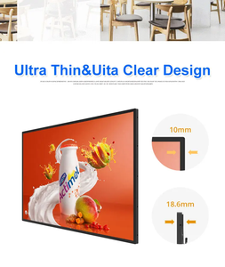 32 43 55 pollici Android schermo LCD HD a parete segnaletica <span class=keywords><strong>Digital</strong></span> Menu Board per il ristorante 24/7 Display pubblicitario - Product Image 5