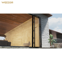 Ventanas Corredizas de Vidrio con Aislamiento Térmico de Aluminio, Estilo Minimalista para Villa, Precio de Fábrica Wazzor