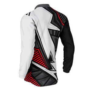 Transfert de chaleur imprimé coupe-vent hiver hommes à manches longues Motocross maillot Auto Racing chemises en gros - Product Image 6