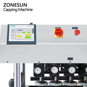 ZONESUN ZS-XG440B automatique en plastique vaporisateur bouteille Lotion pompe tête broche capsulage Machine pour pot shampooing bouteille vissage capsuleuse - Product Image 2