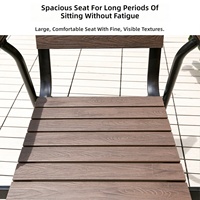 Nouvelle collection 2026 : Ensemble de mobilier de jardin extérieur avec table de repas longue extensible et 8 chaises