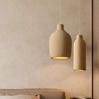 Oriental Esthétique Wabi Sabi Lampe Wabi Sabi Lumière Lampe Lustre pour Cuisine Îlot Éclairage Pendentif Wabi Sabi Suspension