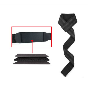 Benutzer definierte rutsch feste Powerlifting-Handgelenk wickel Weiche Neopren-gepolsterte Gurte Workout-Unterstützung Schutz Fitness geräte Benutzer definiertes Logo - Product Image 4
