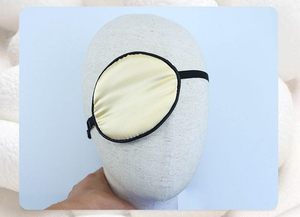 One-Eye Mask Mulberry Monocular Corrective Amblyopia Cover Strabismus Shading Children's Silk Eye Shields - Product Image 3