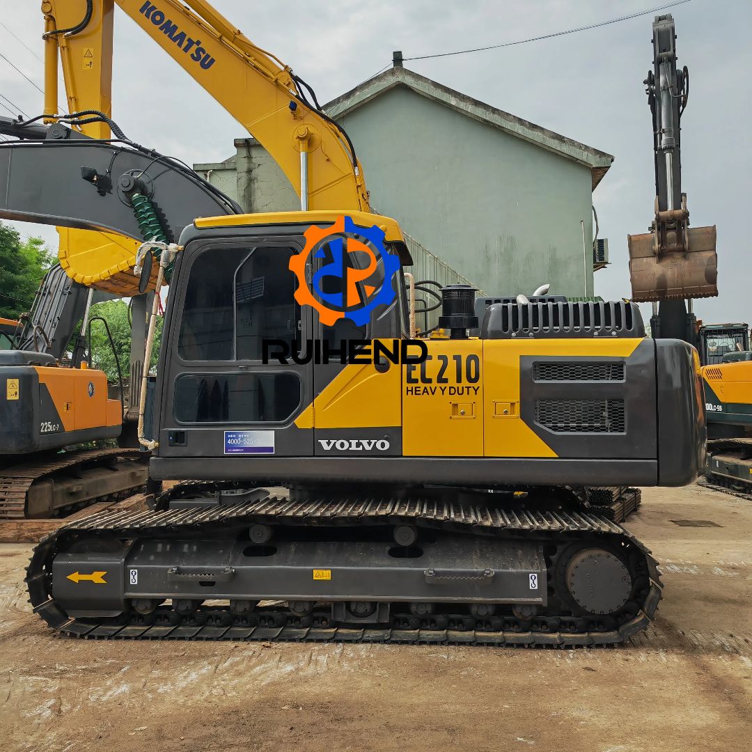 Используется Volvo 210 оригинальная краска оригинальная машина 21ton Volvo Экскаватор б/у Инженерная строительная машина