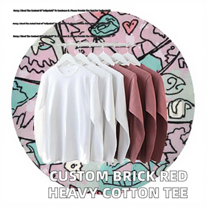 T-shirt unisexe à manches longues en coton 100% 230G, coupe ample, imprimé en sérigraphie, respectueux de l'environnement, avec logo personnalisé OEM - Product Image 2