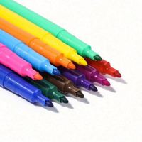 Juego de Marcadores de Acuarela Mini Lavables de Punta Fina, No Tóxicos, de Plástico, para Niños, 12 Colores, Venta al Por Mayor