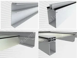 UV Protection Canopies Patio Shade Sun Canopy Aluminum Awning Terrace Cover Polycarbonate Roof