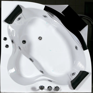 Baignoire d'hydromassage d'angle 2 personnes Kit de jet d'air Baignoire de massage Baignoire Jakuzi Baignoire Jakuzzy Baignoires et bains à remous <span class=keywords><strong>Jacussi</strong></span> - Product Image 2