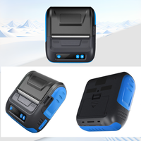 Printer Penerimaan Barcode seluler 3 inci 80mm, Printer USB saku genggam portabel Mini 80 dpi antarmuka POS 203dpi