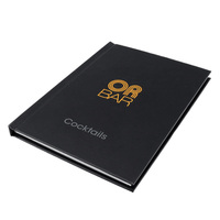 Service d'impression de menus personnalisés grand format avec logo, livrets, catalogues et brochures à couverture rigide pour restaurants