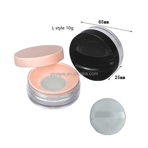 Cojín de esponja con tapa abatible para maquillaje, espejo de esponja, tamiz de red elástico, 10g, 10g - Product Image 3