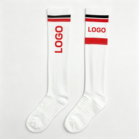 Chaussettes de sport mi-hautes Coolmax à logo personnalisé, avec propriétés de compression, séchage rapide et respirabilité, pour la course et l'entraînement