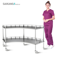 Chariot de traitement économique et durable pour hôpital SAIKANG SKH005 avec certification EN60601/CE/ISO