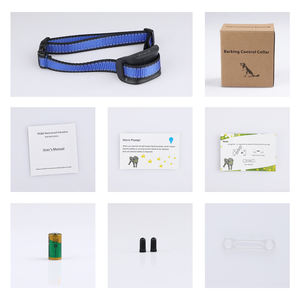 Tize en çok satan pil işletilen Humane şok titreşim köpek eğitim dur Barking Anti köpek hayır Bark yaka - Product Image 3