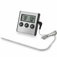 Tp700 termometer Digital Remote nirkabel, pengukur suhu Oven dapur makanan untuk BBQ Grill Oven daging Set manual