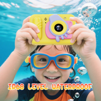 Shellbox 3-12 Jaar 1080P Ondersteuning Voor Video Mp3 Games Kindercamera Ip68 Waterdichte Mini Digitale Camera Voor Kinderen Met Vullicht