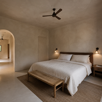 Microciment pour murs et sols intérieurs, revêtement imperméable sans joint, finition béton décorative pour salon, chambre et salle de bain