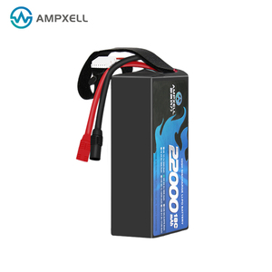 מפעל סיטונאי AMPXELL חכם סוללות פריקה גבוהה <span class=keywords><strong>LiPo</strong></span> סוללה 18C 6S 22.2 22000mAh סוללה עבור חקלאי Drone - Product Image 3