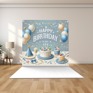 Photomaton portable personnalisable de 10 pieds pour salon professionnel, cadre en alliage d'aluminium pour la photographie en <span class=keywords><strong>studio</strong></span>, événements de mariage, <span class=keywords><strong>fond</strong></span> personnalisé - Product Image 1