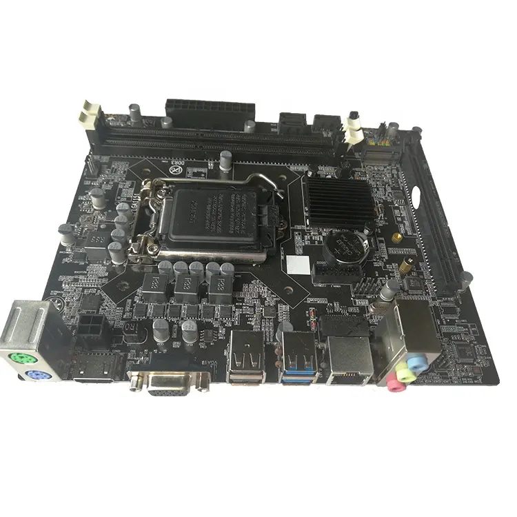 Computer Mother Board Combo Gaming Mainboard Desktop H61 Chipset Motherboard 3rd Gen LGA1155 PC LGA 1155 Dual Channel DDR3 SATA