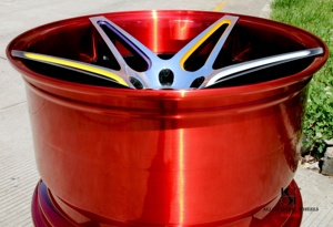 Llantas personalizadas con cepillo rojo caramelo, ruedas forjadas, nuevo tipo, <span class=keywords><strong>2020</strong></span> - Product Image 2