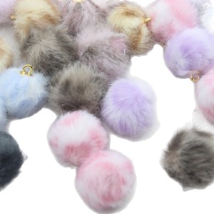 Llavero de Peluche con Estampado de Leopardo y Pompón de 1.5 cm, Suave, Accesorio de Joyería DIY, Cadena para Teléfono con Mosquetón de Moda, Forma de Bola, Hecho a Mano - Product Image 5