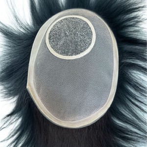 No 3 <span class=keywords><strong>Web</strong></span> Delivery Needle Swivel Peluca para hombre hecha a mano con ganchillo sin encaje 15cm - Product Image 3