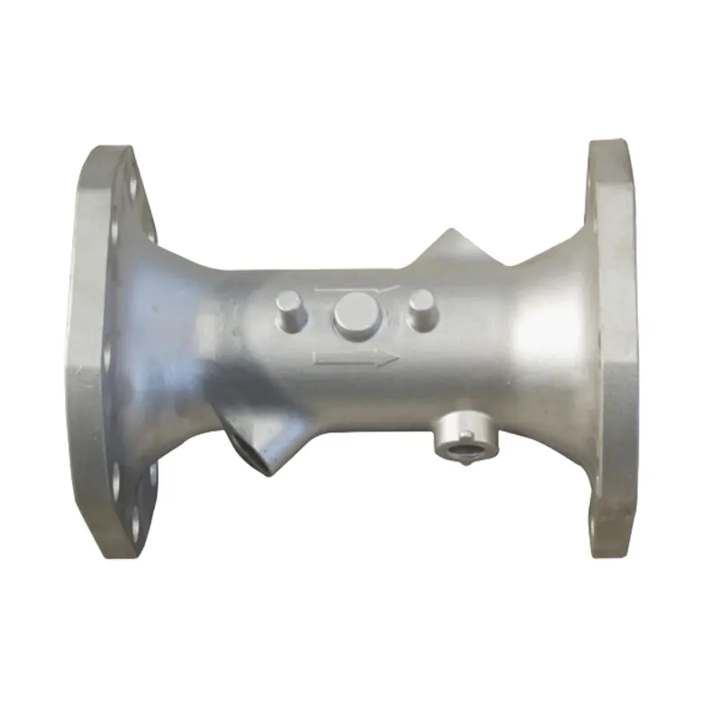 Stainless steel flange ball valve two-way valve body check valve wax loss and dewaxing process casting