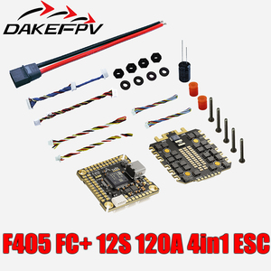 Dakefpv F4/F405 12S 100A Stack/flytower cho điều khiển từ xa F4 chuyến bay điều khiển phong vũ biểu cảm biến FC DJI FPV drone ESC - Product Image 5