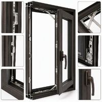 Ventana Abatible de Aluminio con Rotura de Puente Térmico y Cerradura Multipunto INNAI CE, Triple Acristalamiento, Ahorro Energético