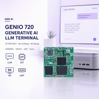 Terminal IA Générative LLM Edge 10 TOPS NPU 8 Go LPDDR5 128 Go UFS3.1 5K EDP Yocto Linux MediaTek Genio 720 Système sur Module