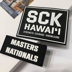 Écusson personnalisé en PVC souple 3D, en caoutchouc, en silicone, en relief, étiquette en PVC, étiquettes en caoutchouc, transfert thermique, écusson velcro Jésus pour vêtements à coudre - Product Image 2