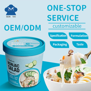 Salade de nouilles au konjac Keto sans gluten Repas sain préemballé avec saveur de vinaigrette pour adultes - Product Image 5