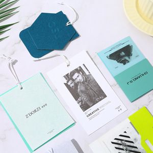 Etiqueta Colgante de Papel Ruimei Personalizada para Ropa, Etiqueta Blanca para Prendas DZ02 - Product Image 2