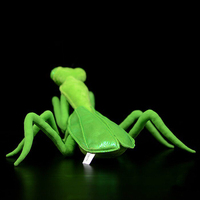 Juguete de Peluche Personalizado de Simulación de Mantis, Cojín de Insecto de Peluche para Museo de la Naturaleza, Suministro de Regalos, Fábrica, OEM ODM Global Personalizado