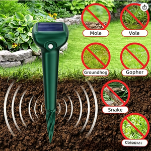 Repelente de Animales Salvajes y Aves Ecológico, Impermeable y de Energía Solar IBN IBN231 para Jardines, Cobertura de 100-150 Metros Cuadrados - Product Image 2
