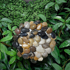 Cailloux naturels polis à haute brillance Villa écologique parc jardin paysage pavés Design moderne fleur de pluie extérieure - Product Image 1