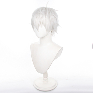 <span class=keywords><strong>Peluca</strong></span> de Cosplay de Nagi Seishiro, Color Blanco Plateado, de Blue Lock, para <span class=keywords><strong>Hombre</strong></span> - Product Image 3