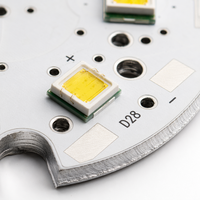 Plaque de circuit imprimé LED personnalisée en aluminium pour éclairage de culture, bande lumineuse RGB DOB WS2811, certifiée CE RoHS REACH