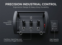 Sistemas de Control de Grúas Seguros y Confiables para Bombas de Hormigón y Vehículos sobre Orugas con Botones, Joysticks, Interruptores de Palanca, Impermeabilidad IP68