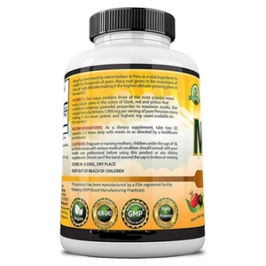 Cápsula para alargamiento de glúteos y caderas, Etiqueta Privada, Cabra, hierba, Maca, negra - Product Image 5