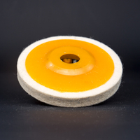 Disques à lamelles en feutre australien Abrasifs 4-1/2\" X 7/8\" 8mm Arbor Polissage Polissage Laine Roue pour polir les métaux