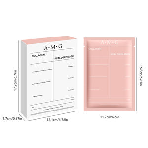 OEM Private Label <span class=keywords><strong>Real</strong></span> Deep Bio-Kollagen-Gesichts blatt maske Vitamin C-infundierte koreanische Hautpflege für die Hydratation Gesichts maske für die Haut - Product Image 1