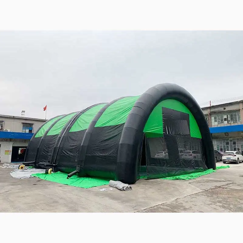 Al aire libre grande inflable Paintball Arena tienda cubo cancha de tenis para búnker