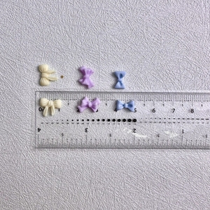 Décoration d'ongles en résine 3D, <span class=keywords><strong>mini</strong></span> nœud papillon pour ongles de couleur <span class=keywords><strong>macaron</strong></span> - Product Image 5