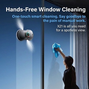 <span class=keywords><strong>Robot</strong></span> de nettoyage de vitres intelligent 3000Pa avec 2 pulvérisateurs d'eau, nettoyeur de vitres automatique avec contrôle par application <span class=keywords><strong>et</strong></span> commande vocale pour immeubles de grande hauteur - Product Image 3