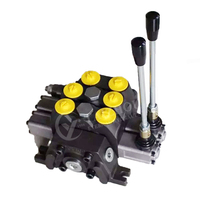 Vanne de commande hydraulique électrique multi-directionnelle à télécommande, distributeur à levier 12V 24V CC pour levage hydraulique 5 6 7 8 voies