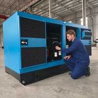 Groupe électrogène diesel silencieux Weichai 15KW-200kW 1500 tr/min 50Hz pour alimentation de secours continue dans les mines, les hôpitaux et les centres commerciaux